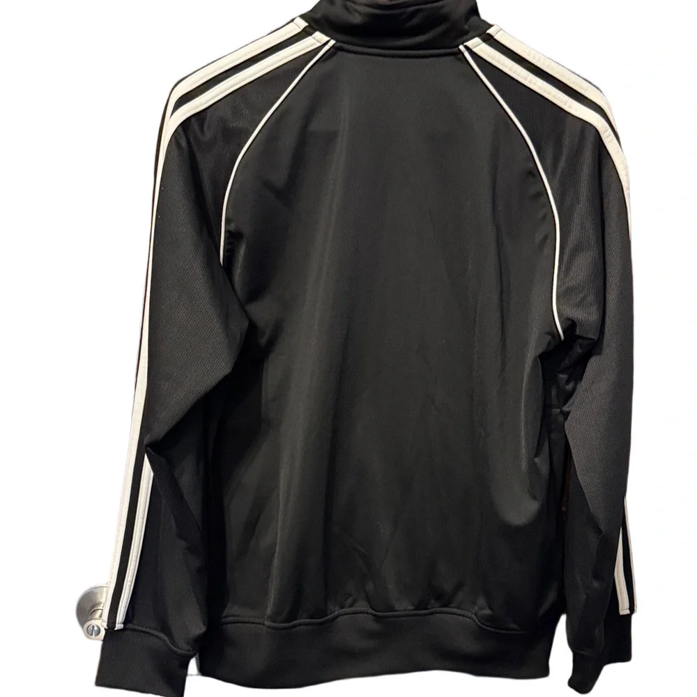 Adidas Black Essentials Warm-Up Track Jacket Size L